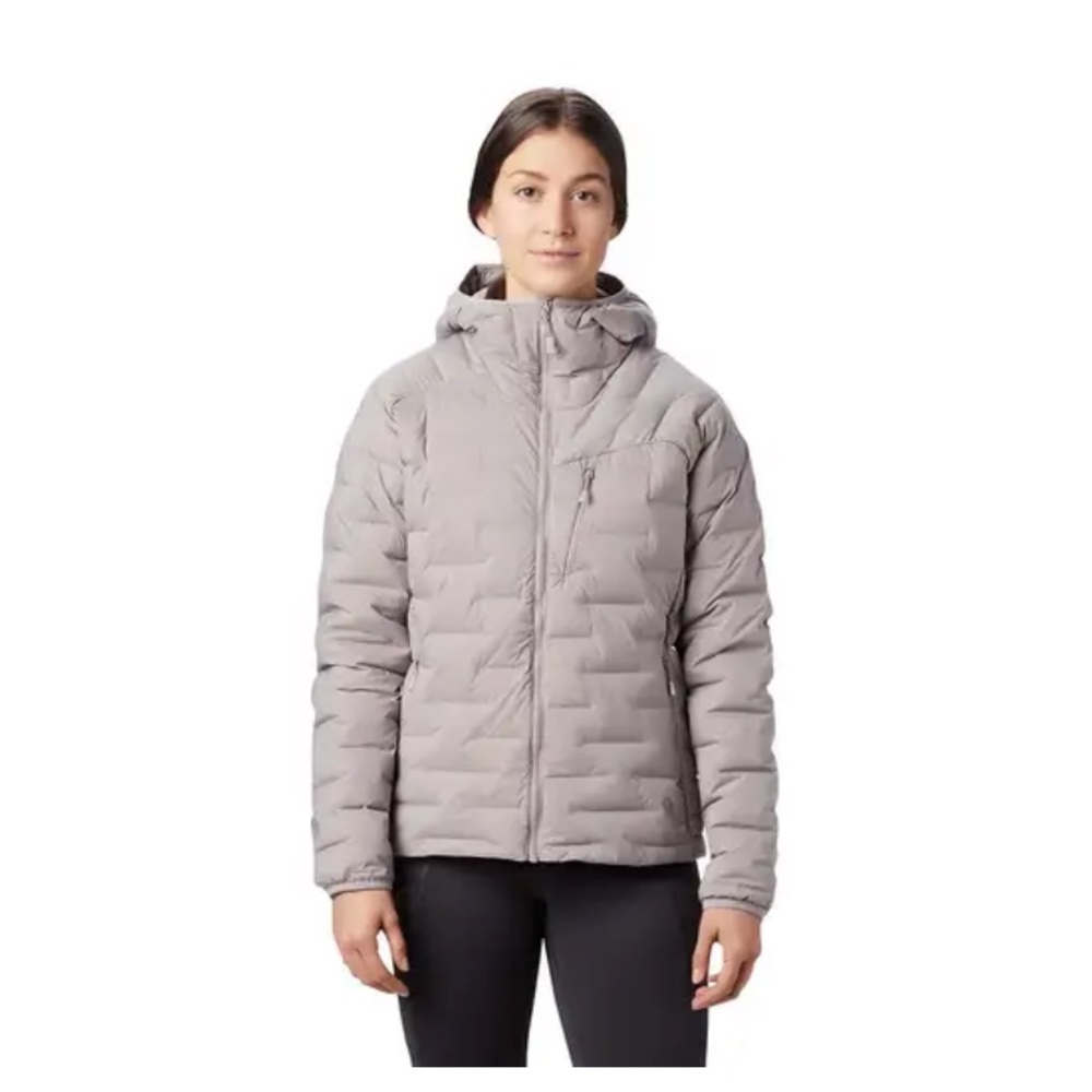 Mountain hardware stretch down puffer hoodie jacket
